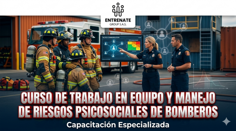 CURSO DE TRABAJO EN EQUIPO Y MANEJO DE RIESGOS PSICOSOCIALES DE BOMBEROS